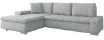 Mirjan24 Ecksofa, Grau, Textil, 5-Sitzer, L-Form,Rechteckig, 302x213 cm,...