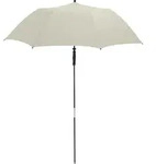 Fare Sonnenschirm, Creme, Kunststoff, Rund, 147x147 cm, Sonnen- & Sichtschutz,