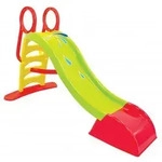 Mochtoys Kinderrutsche, Gr&uuml;n, Kunststoff, 84x110x180 cm, unisex, Outdoor...