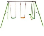 Habitat Garten Kletterger&uuml;st, Gr&uuml;n, Metall, 156x196x297 cm, Outdoor Spielzeug,