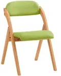 SoBuy Klappstuhl, Gr&uuml;n, Holz, 47x93x8 cm, Esszimmer, St&uuml;hle, Klappst&uuml;hle