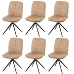 MCW Esszimmerstuhl, Beige, Textil, 47x90x56 cm, Esszimmer, St&uuml;hle, Esszimmerst&uuml;hle,