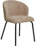 Mid.you Stuhl-Set, Beige, Textil, Rundrohr, 56x79x58 cm, Esszimmer, St&uuml;hle,
