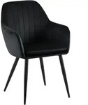 CLP Armlehnenstuhl, Schwarz, Metall, 57x86x60 cm, Esszimmer, St&uuml;hle,