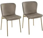 Svita Esszimmerstuhl, Taupe, Metall, 50x81x50 cm, Esszimmer, St&uuml;hle,