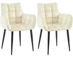CLP Esszimmerstuhl, Creme, Metall, 62x87x59 cm, Esszimmer, St&uuml;hle,...