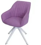 MCW Esszimmerstuhl, Lila, Textil, 55x84x60 cm, Esszimmer, St&uuml;hle, Esszimmerst&uuml;hle,