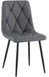 CLP Esszimmerstuhl, Dunkelgrau, Metall, 45x85x55 cm, Esszimmer, St&uuml;hle,