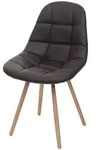 MCW Esszimmerstuhl, Braun, Textil, 47x82x53 cm, Esszimmer, St&uuml;hle, Esszimmerst&uuml;hle,