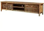 Massivmoebel24 Tv-Board, Mehrfarbig, Holz, Echtholz,Altholz, 2 F&auml;cher, 2...