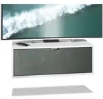 Vladon Lowboard, Grau, Holzwerkstoff, 80x29x37 cm, Wohnzimmer, Wohnw&auml;nde,...