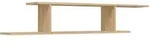 vidaXL Wandregal, Sonoma Eiche, Holz, Strukturbuche, Rechteckig, 125x23x18 cm,