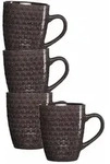 Ritzenhoff Breker Henkelbecher, Grau, Keramik, Rund, Kaffee & Tee, Tassen,