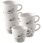Villeroy & Boch Espressotassen, Wei&szlig;, Keramik, Rund, Kaffee & Tee, Tassen,