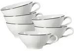 Ritzenhoff Breker Teetassen, Grau, Keramik, Rund, Kaffee & Tee, Tassen, Teetassen
