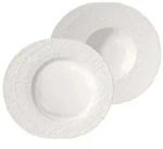 Villeroy & Boch Teller-Set, Wei&szlig;, Keramik, 4-teilig, Rund, 2x2x2 cm, Essen &