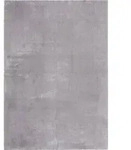 Novel Fellteppich Loft, Grau, Textil, Uni, rechteckig, 140x200 cm, Bsci, f&uuml;r