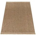 Paco Home Outdoorteppich, Beige, Textil, Rechteckig, 160x220 cm, strapazierf&auml;hig,