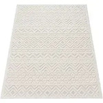Paco Home Outdoorteppich, Creme, Textil, Rund, 160x160 cm, strapazierf&auml;hig,...