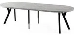 WFL Group Esstisch, Hellgrau, Holz, 14-Sitzer, Rund,Rund, 250x76x100 cm,...