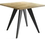 WFL Group Esstisch, Eiche Wotan, Holz, 8-Sitzer, Quadratisch,Quadratisch,...