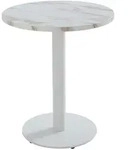 Oviala Esstisch,, Wei&szlig;, Metall, 4-Sitzer, Rund,Rund, 2.5x72x60 cm, Esszimmer,