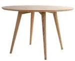 Miliboo Esstisch, Gr&uuml;n, Holz, 120x75x120 cm, Esszimmer, Tische, Esstische