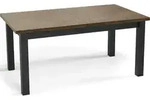 WFL Group Esstisch, Alteiche, Holz, 8-Sitzer, Rechteckig,Rechteckig, 200x76x80 cm,