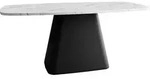 Mirjan24 Couchtisch, Wei&szlig;, Schwarz, Metall, Oval,Oval, 120x48x60 cm,...