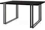 WFL Group Esstisch, Schwarz, Metall, 10-Sitzer, Rechteckig,Rechteckig,...