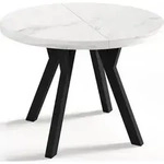 WFL Group Esstisch, Ecru, Holz, 9-Sitzer, Rund,Rund, 170x76x90 cm, Esszimmer,...