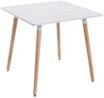 CLP Konsolentisch, Eukalyptusholz, Holz, 80x75x80 cm, Esszimmer, Tische,...