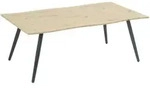Livetastic Couchtisch, Eiche Artisan, Metall, Holzwerkstoff, Holzoptik, rechteckig,