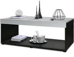 Vladon Couchtisch, Greige, Holzwerkstoff, 104x40.5x58 cm, Wohnzimmer,
