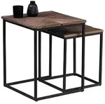 M2 Kollektion Beistelltisch, Braun, Holz, 42x8.5x35 cm, Wohnzimmer,...