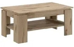 Inn.Furn Couchtisch, Eiche, Holzwerkstoff, Nachbildung,Eiche, Uni, Holz Optik,