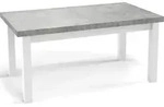 WFL Group Esstisch, Hellgrau, Holz, 8-Sitzer, Rechteckig,Rechteckig, 180x78x80 cm,