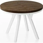 WFL Group Esstisch, Alteiche, Holz, 10-Sitzer, Rund,Rund, 200x76x100 cm,...