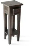 Gardenson Beistelltisch, Braun, Holz, Mahagoni, Hartholz, quadratisch, eckig,