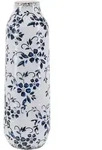 Beliani Blumenvase, Wei&szlig;, Keramik, Vintage, 30 cm, Dekoration, Vasen, Keramikvasen