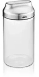 Gefu Vorratsdose Kippo, Edelstahl, Glas, 1 L, zylindrisch, 19.1 cm, luftdichter