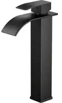 Waschtischarmatur, Schwarz, Metall, 12.7x7.5x29.2 cm, Badezimmer, Waschbecken &