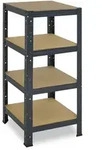 shelfplaza Schwerlastregal, Anthrazit, Metall, Quadratisch, 40x100x40 cm, Freizeit,