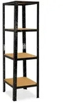 shelfplaza Schwerlastregal, Schwarz, Metall, Quadratisch, 50x200x50 cm, Freizeit,