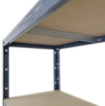 shelfplaza Schwerlastregal, Blau, Metall, Rechteckig, 80x180x45 cm, Freizeit,