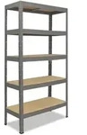 shelfplaza Schwerlastregal, Grau, Metall, Rechteckig, 80x200x50 cm, Freizeit,