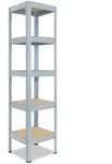 shelfplaza Schwerlastregal, Silber, Metall, Quadratisch, 60x180x60 cm, Freizeit,