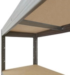 shelfplaza Schwerlastregal, Grau, Metall, Rechteckig, 75x200x30 cm, Freizeit,