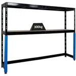 Proregal, Schwarz, Metall, 240x180x50 cm, Freizeit, Heimwerken, Werkstatt