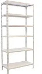 Proregal Schwerlastregal, Wei&szlig;, Metall, Rechteckig, 100x250x50 cm, Freizeit,